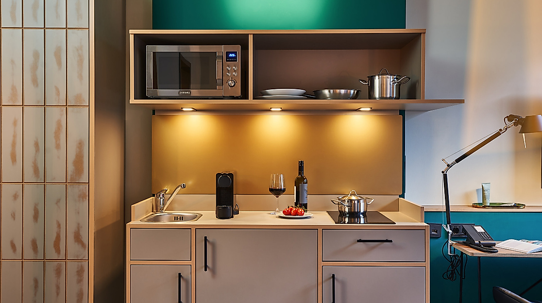 Hood House Hotel Hamburg: Comfyhood Kitchenette