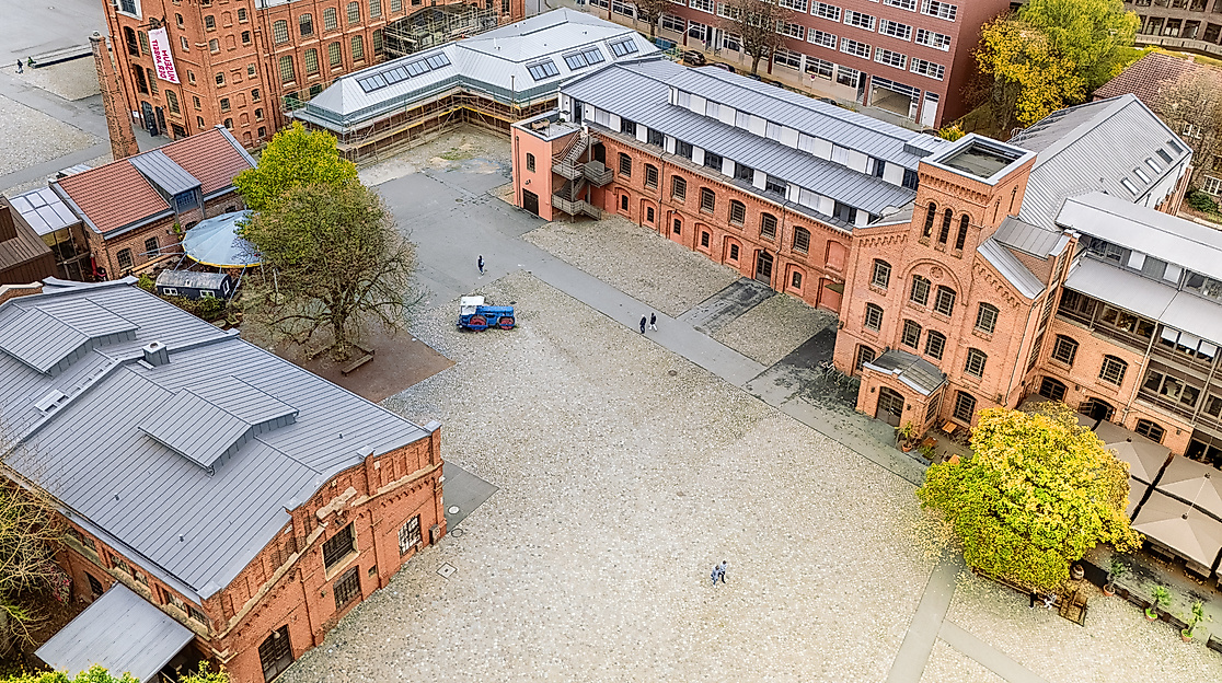 Museum der Arbeit, Fabrikensemble und Hof, 2024,  SHMH, Foto Jérome Gerull.web