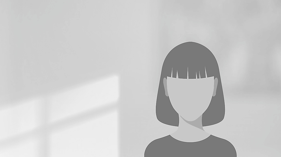 Platzhaltergrafik einer weiblichen Person vor grauem Hintergrund mit angedeutetem Fensterlicht