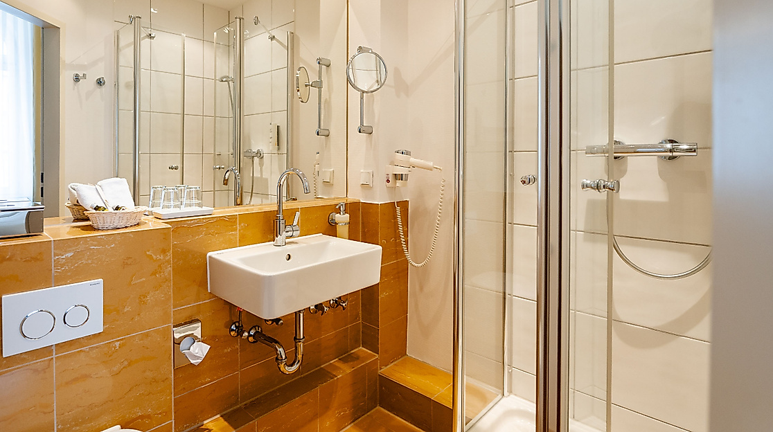 Hotel City House Hamburg: Double room comfort bathroom