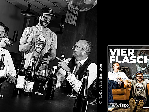 Vier Flaschen