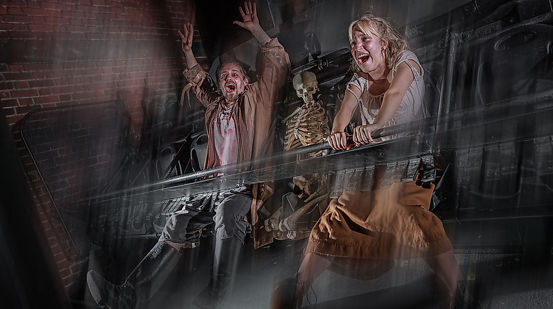 Dungeon Scary rollercoaster
