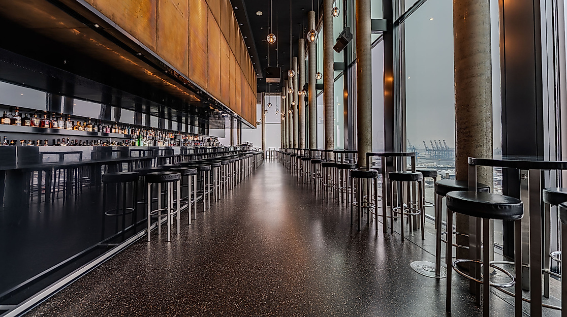 Empire Riverside Hotel Hamburg: Skyline Bar