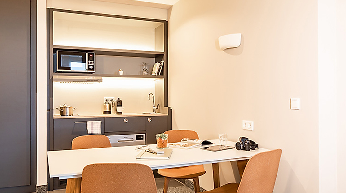sylc. Apartmenthotel GmbH Hamburg: MASTER room kitchenette