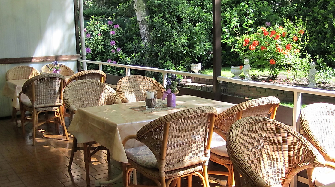 Hotel Stephan Hamburg: Breakfast terrace