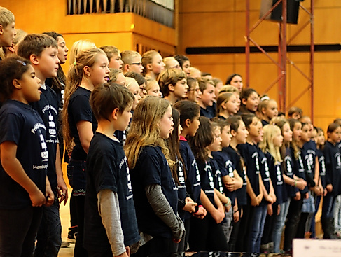 Schulchor Fridtjof-Nansen-Schule Hamburg 2 Foto von Sabine VInar (1)