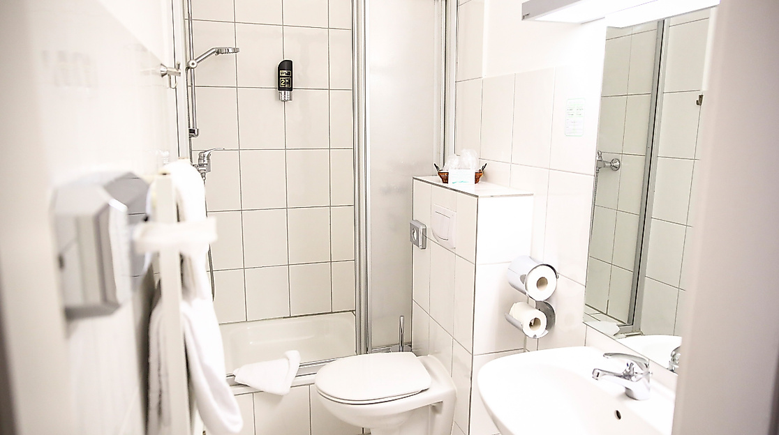 Hotel Marienthal in Wandsbek Hamburg: Bathroom