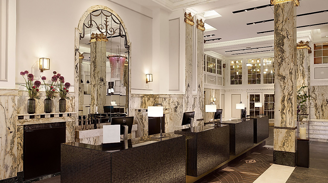 Hotel Reichshof Hamburg: Reception