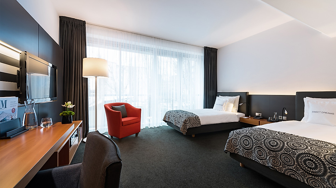 The MADISON Hotel Hamburg: Twin bedroom