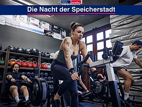 Intensives Training im Fitnessstudio