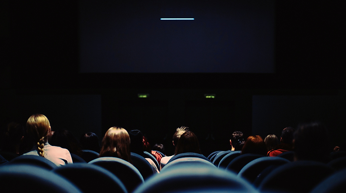 [Translate to Englisch:] Dunkler Kinosaal auf dem Hamburger Filmfest