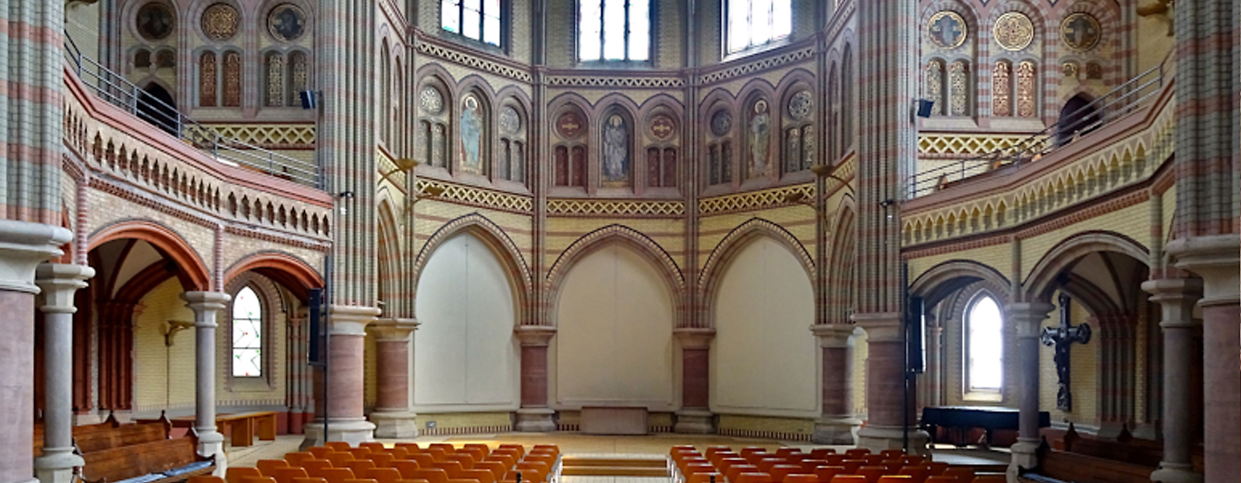 Cultural church Altona interior view