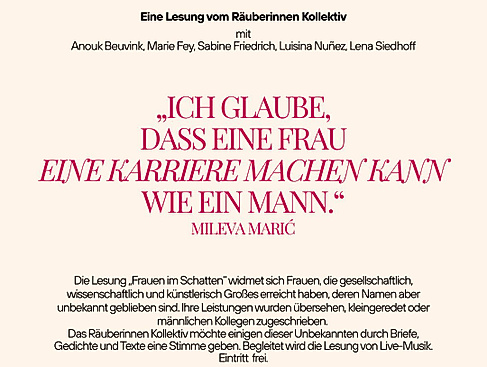 Frauen im Schatten