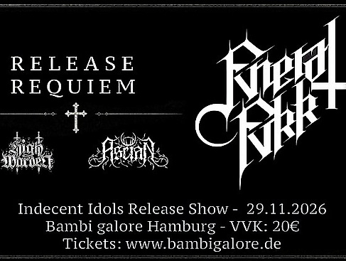 Konzertposte von Fvneral Fvkk, High Warden, Ascian am 29.11.2026 im Bambi Galore