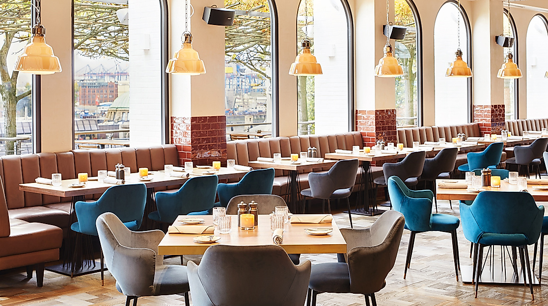 Hotel Hafen Hamburg: Breakfast room