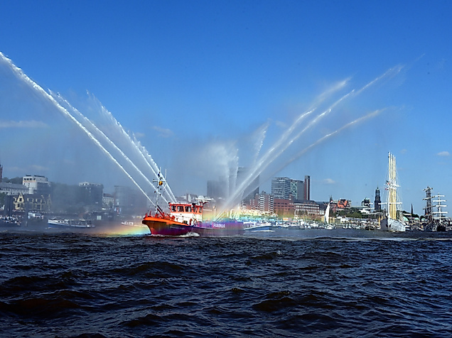 The Tall Ship Parade on Friday