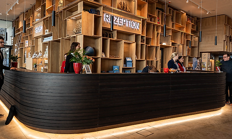 JUFA Hotel Hamburg HafenCity: Reception