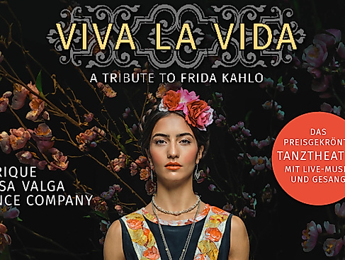 Depiction of the main theme of the event “Viva a Vida – A Tribute to Frida Kahlo.”