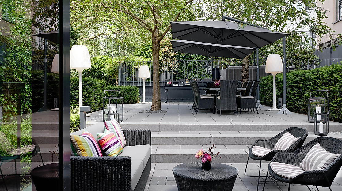 The George Hotel Hamburg: Garden