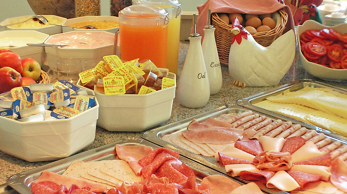 Hotel Panorama Inn und Boardinghaus Hamburg: Breakfast room