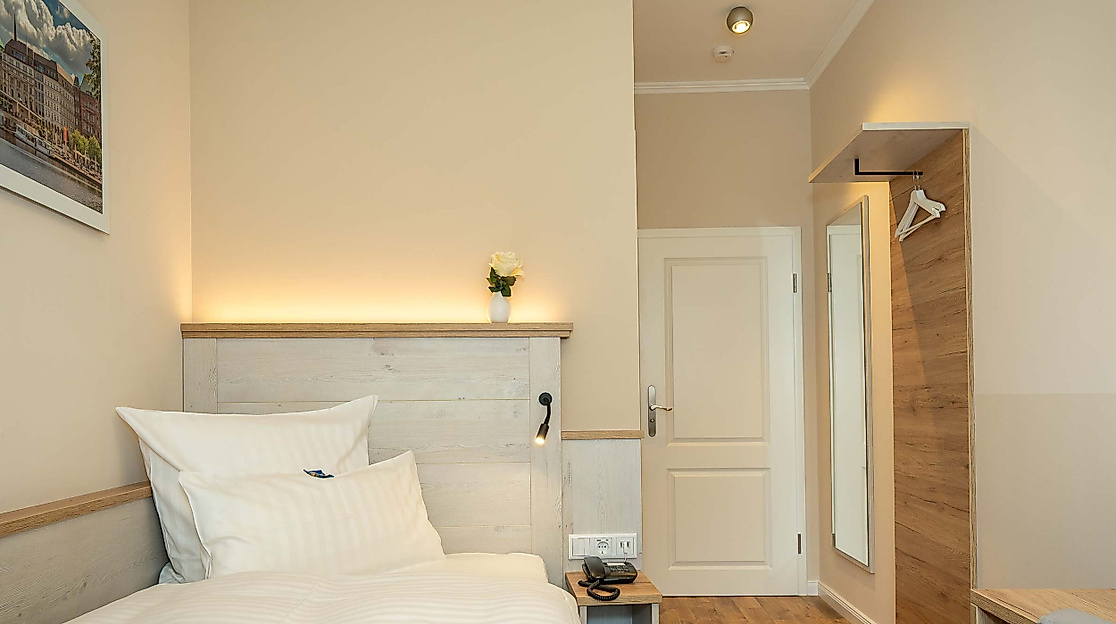 Hotel Rosengarten Hamburg: Single room