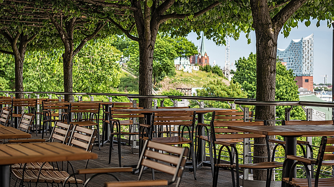 Hotel Hafen Hamburg: Terrace