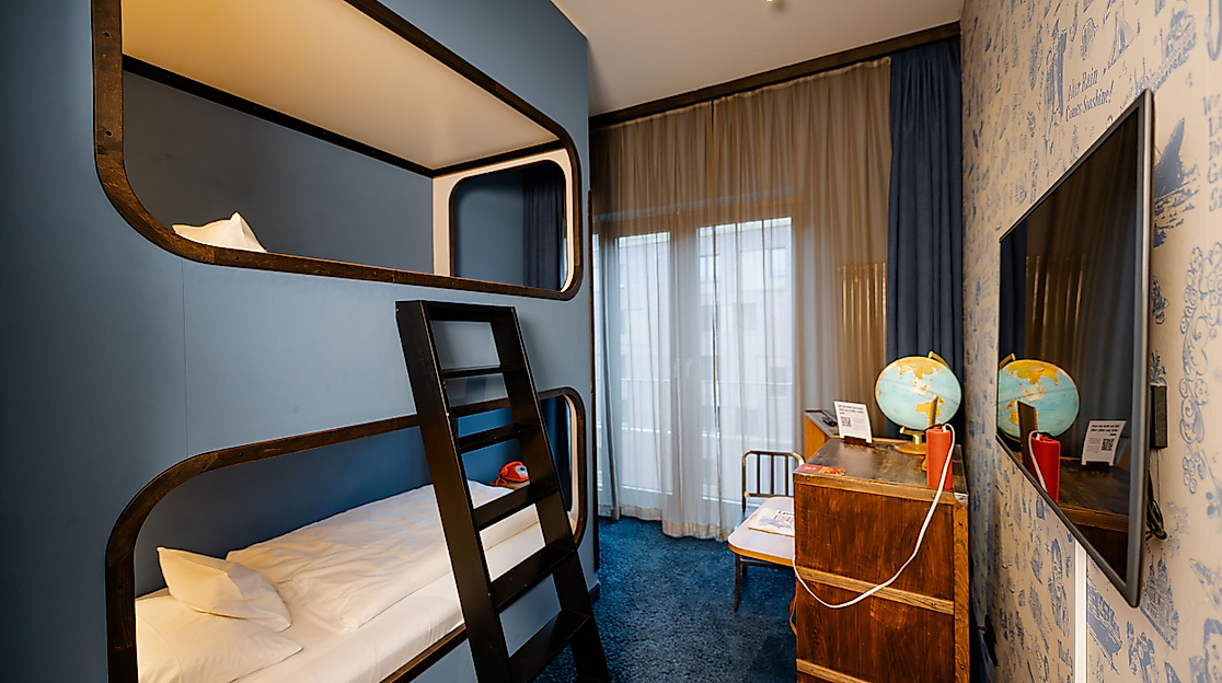 25hours Hotel HafenCity: Zimmer Bunk Bed
