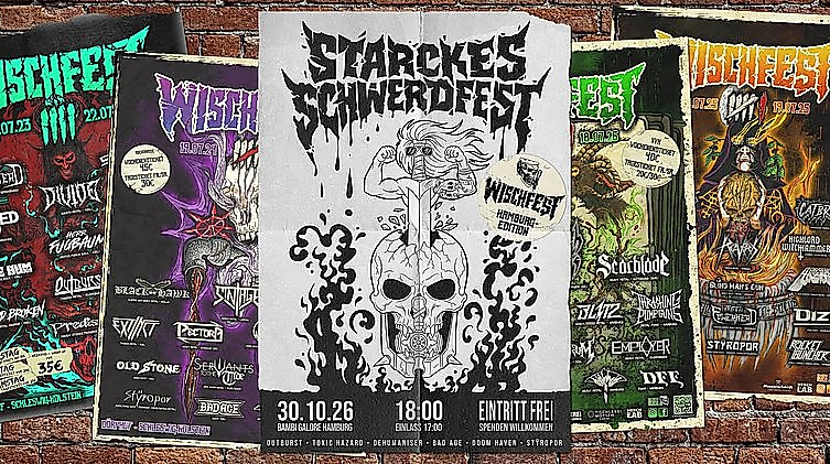 Konzertposter von "Starckes Schwerdfest" im Bambi Galore am 30.10.2026