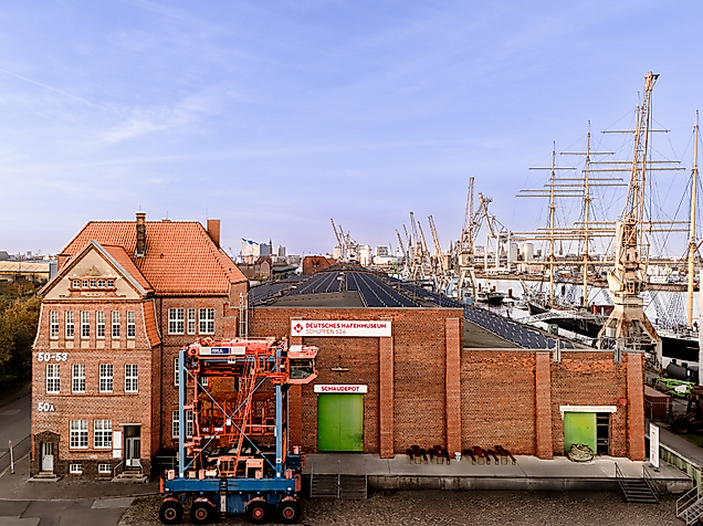 Deutsches_Hafenmuseum_im Aufbau, Standort Schuppen 50 A, 2024, © SHMH, Foto Jérome Gerull.01.web