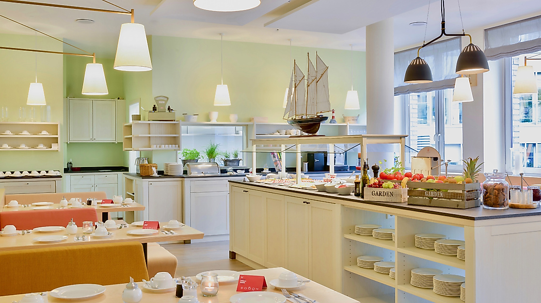Hotel Stella Maris Hamburg: Breakfast room