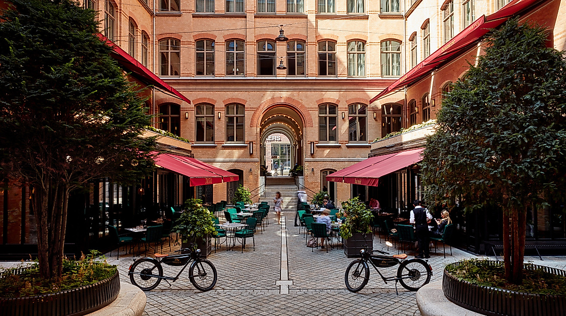 Hotel TORTUE HAMBURG: Inner courtyard