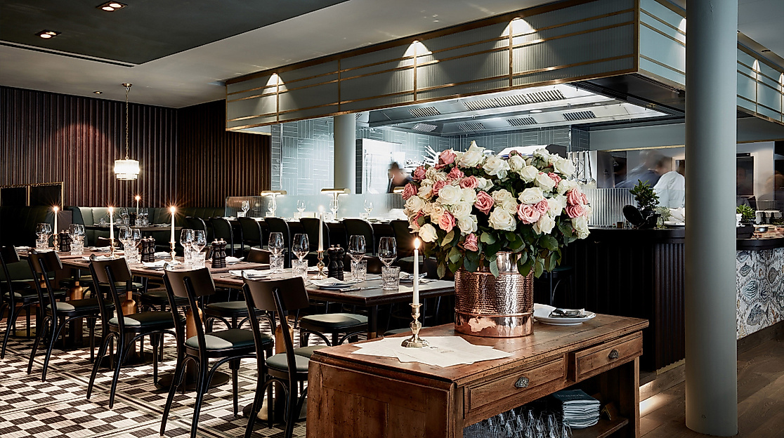 Hotel TORTUE HAMBURG: Restaurant Brasserie
