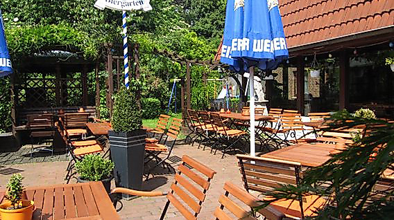 Hotel Cordes am Rosengarten, Rosengarten: Beer Garden