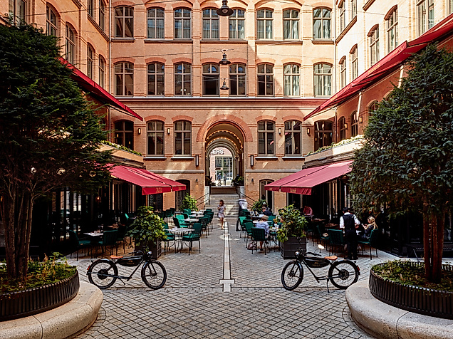 Hotel TORTUE HAMBURG: Inner courtyard
