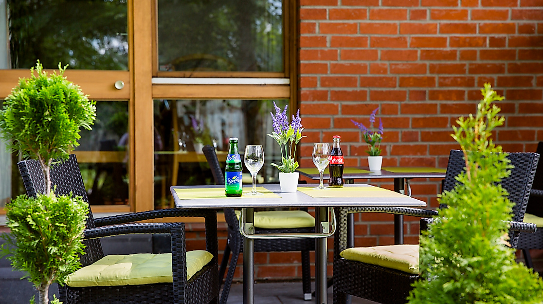 Hotel Ökotel Hamburg: Patio