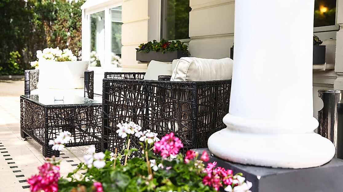 Hotel Marienthal in Wandsbek Hamburg: Terrace