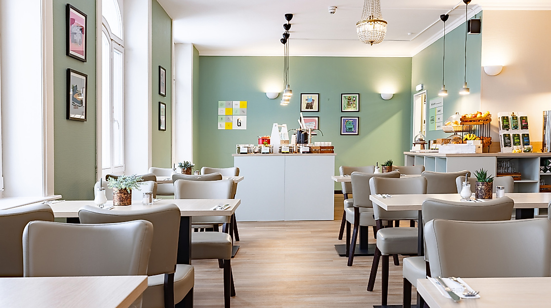 Garner Hotel Hamburg - St.Georg: breakfast room