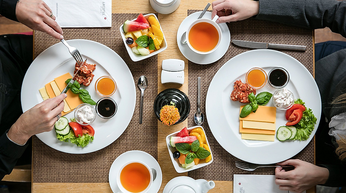 Hotel ARCOTEL Rubin Hamburg: Breakfast room