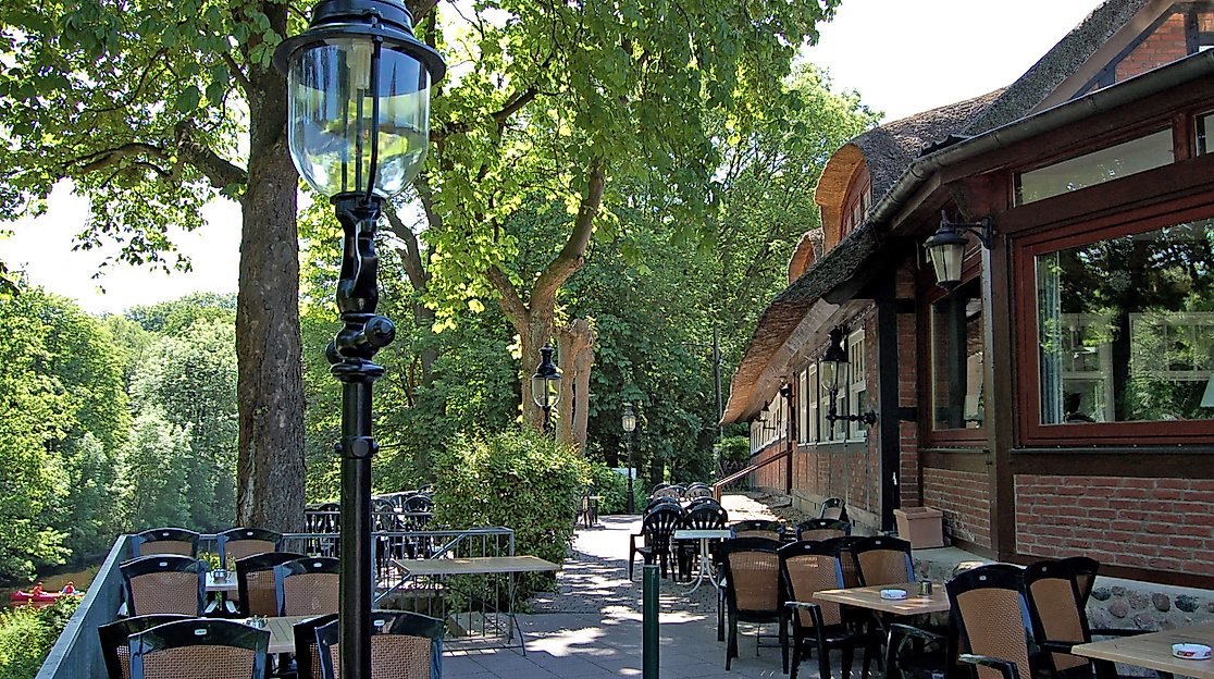 Hotel Mellingburger Schleuse Hamburg: Terrace