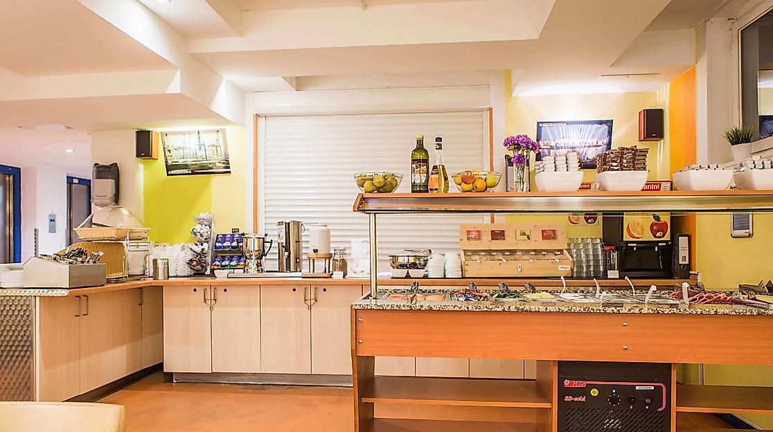 a&o City Hotel Hammer Kirche Hamburg: Breakfast room