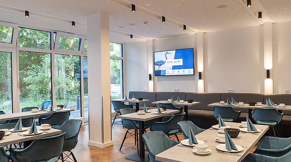 Signature Hotel Skarv Hamburg: Breakfast room