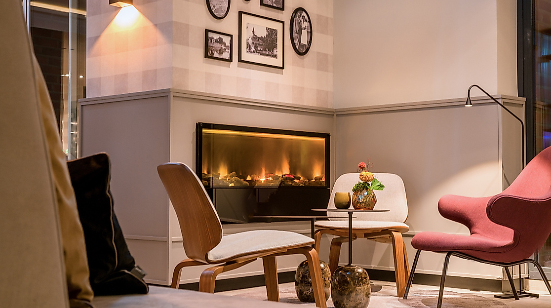 Best Western Premier Hotel Alsterkrug Hamburg: Fireplace