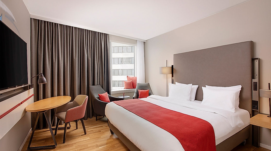 Hotel Holiday Inn Hamburg City Nord: Double room Kingsizebed