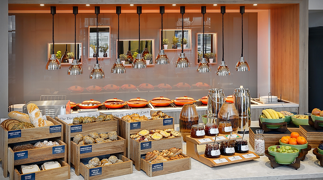 Hotel Holiday Inn Hamburg Hafen City: Breakfast room